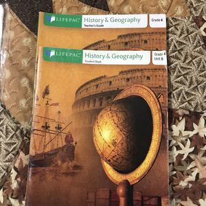 Lifepac History & Geography Teacher Guide 4 Homeschool Student Workbook Unit 5